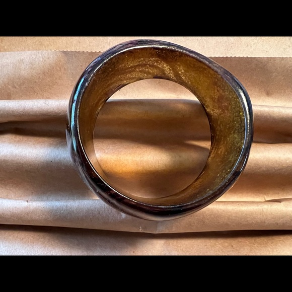 Lucite Wide Cuff Bracelet - Picture 8 of 9